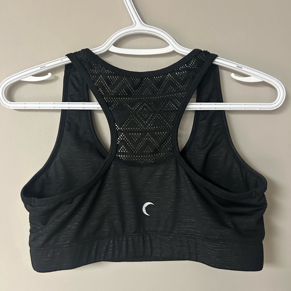 Zyia Active Black Heathered Bomber Bra - Picture 2 of 4